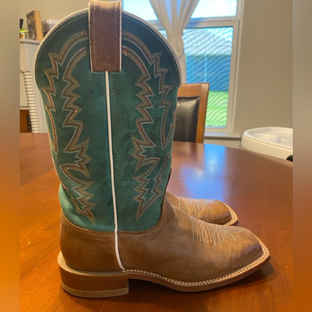 Women’s Turquoise & Tan Justin Boots